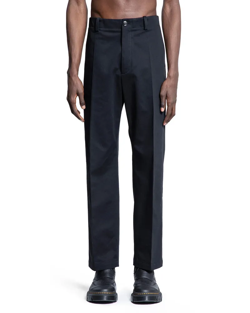 Moncler Pantaloni in gabardine di cotone collaborazione FRGMT Black