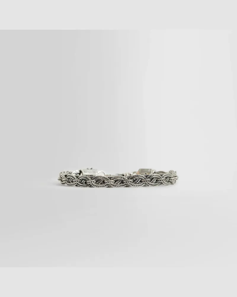 Emanuele Bicocchi Celtic Braided Bracelet Silver