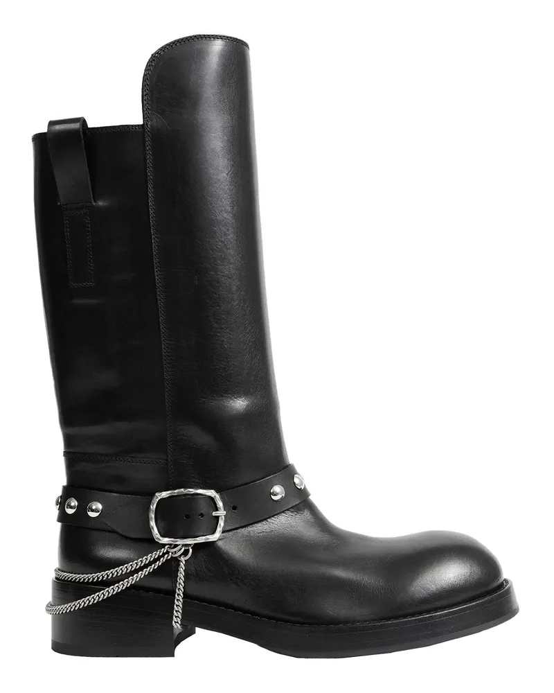 Ann Demeulemeester Edeed Riding Boots Black