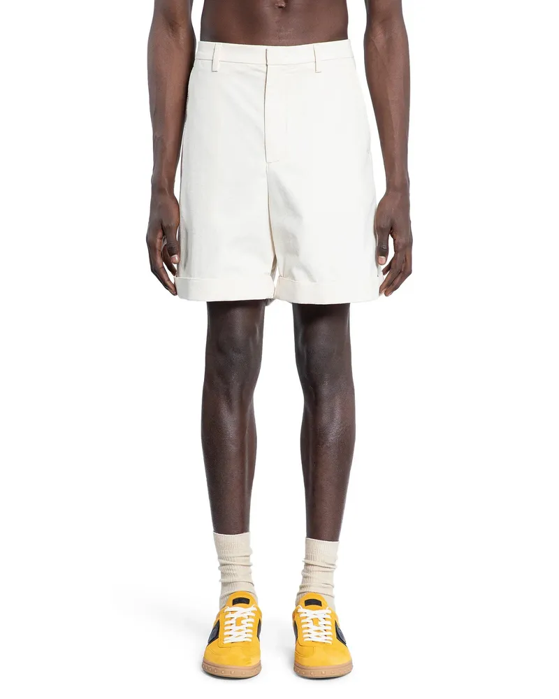 Valentino Garavani Denim Shorts Beige
