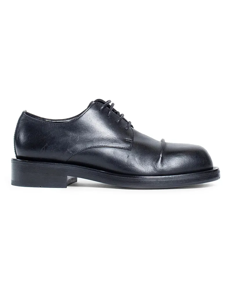 Ann Demeulemeester Dex Pintuck Derby Shoes Black