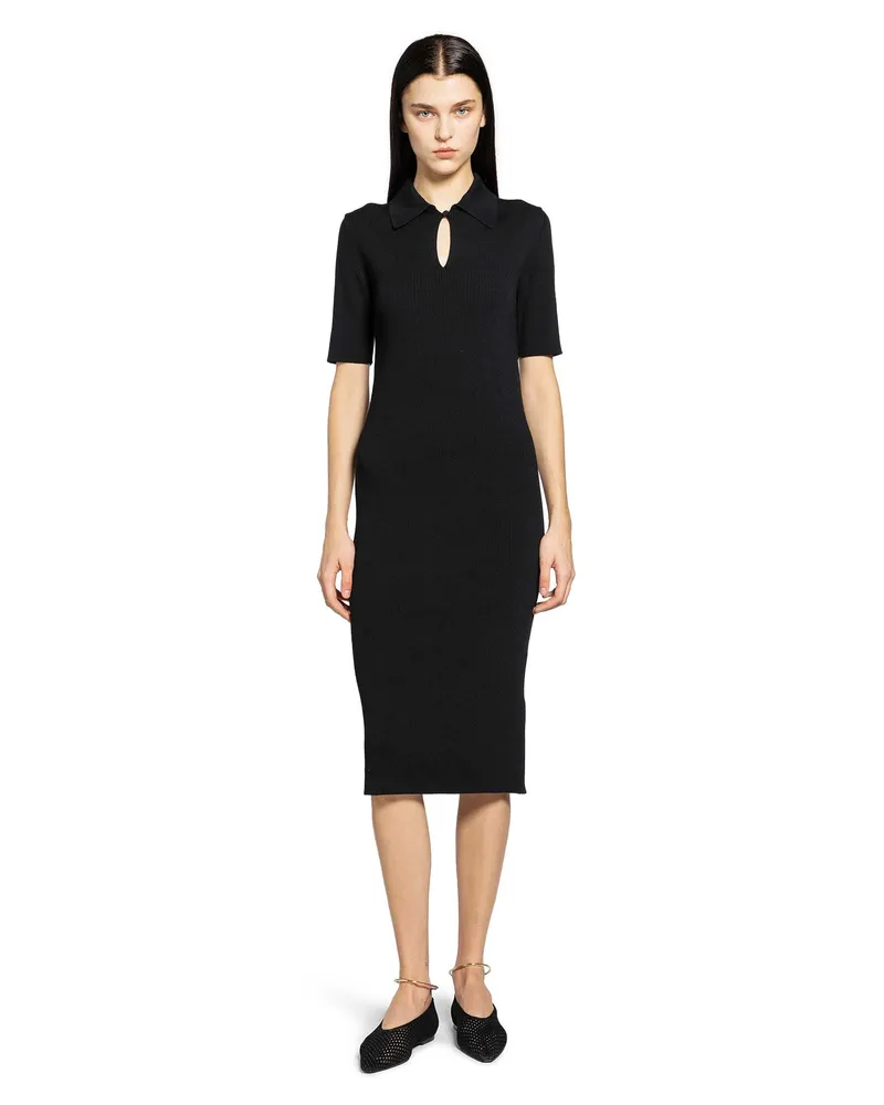 Jil Sander Polo Dress Black