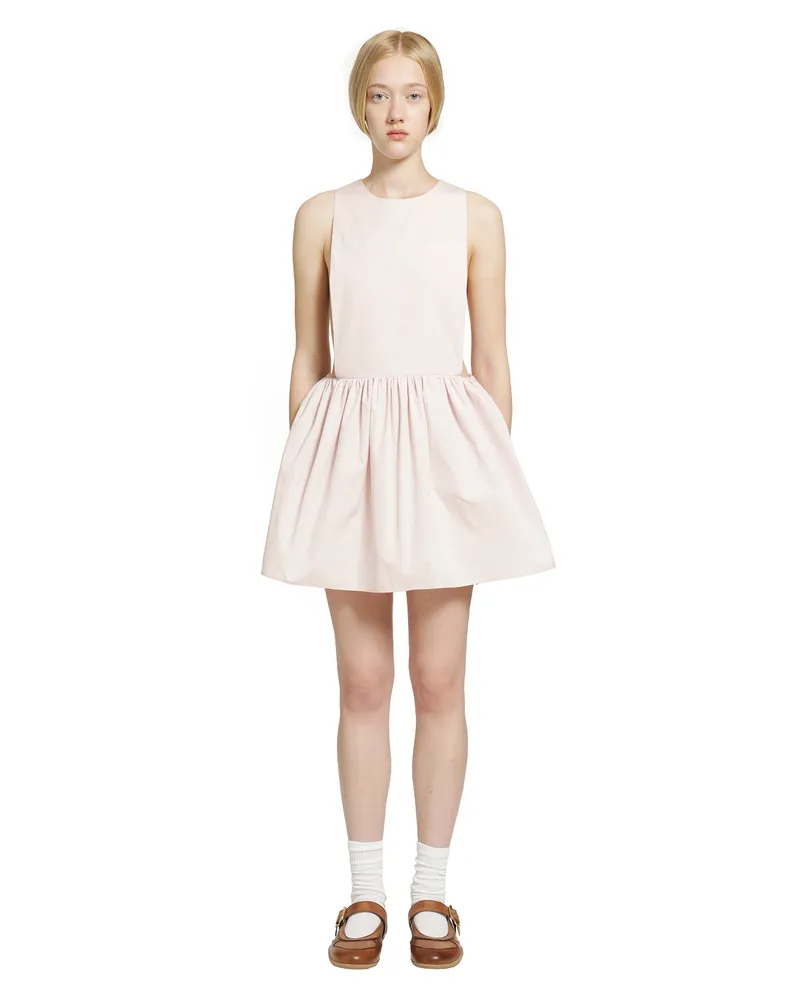 Miu Miu Poplin mini dress Pink