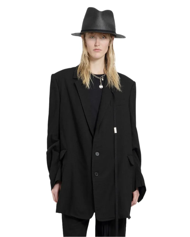 Ann Demeulemeester WOMAN BLACK BLAZERS Black