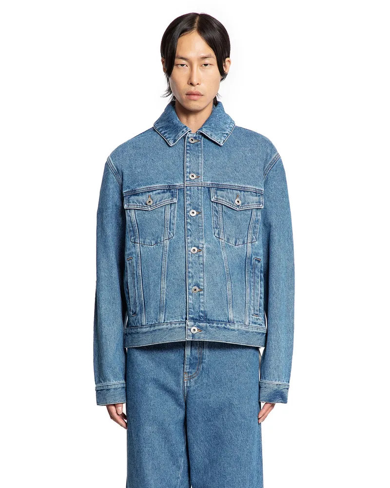 Loewe Anagram Jacket in Denim Blue