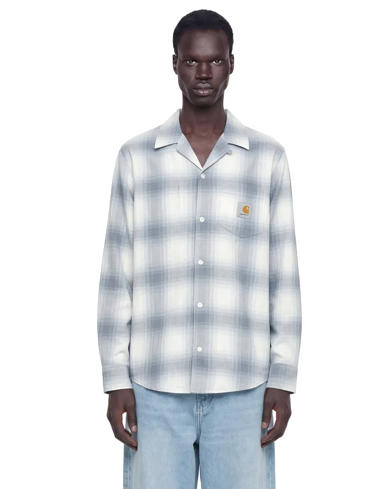 Carhartt WIP L/S Tyers Shirt Cotton Twill Blue