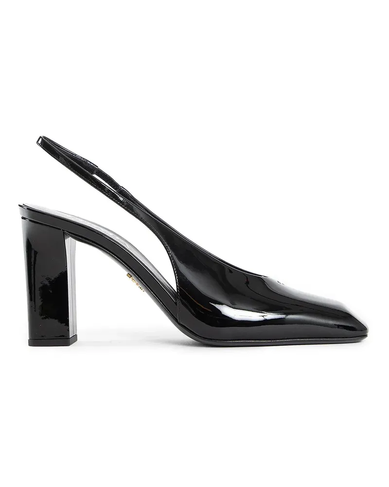 Prada Décolleté slingback in vernice Black