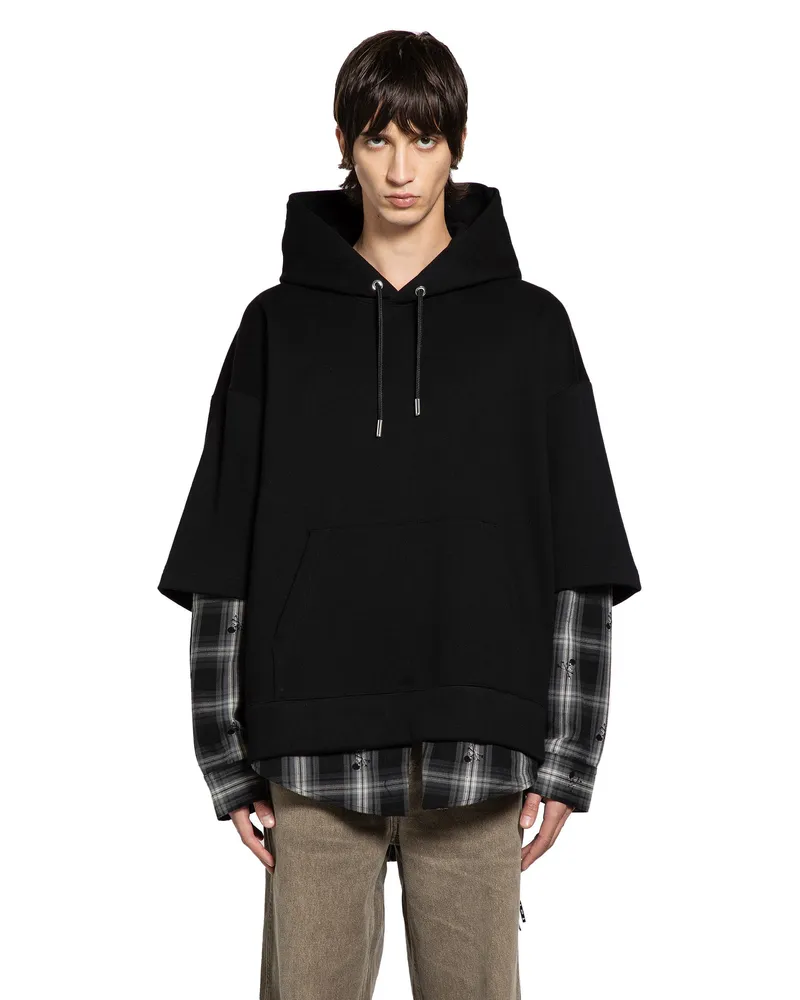 Mastermind World Layered Skull Hoodie Black