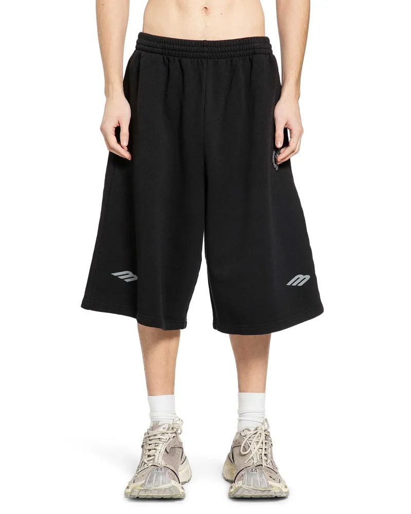 Balenciaga 3B Football Bermuda Shorts Black