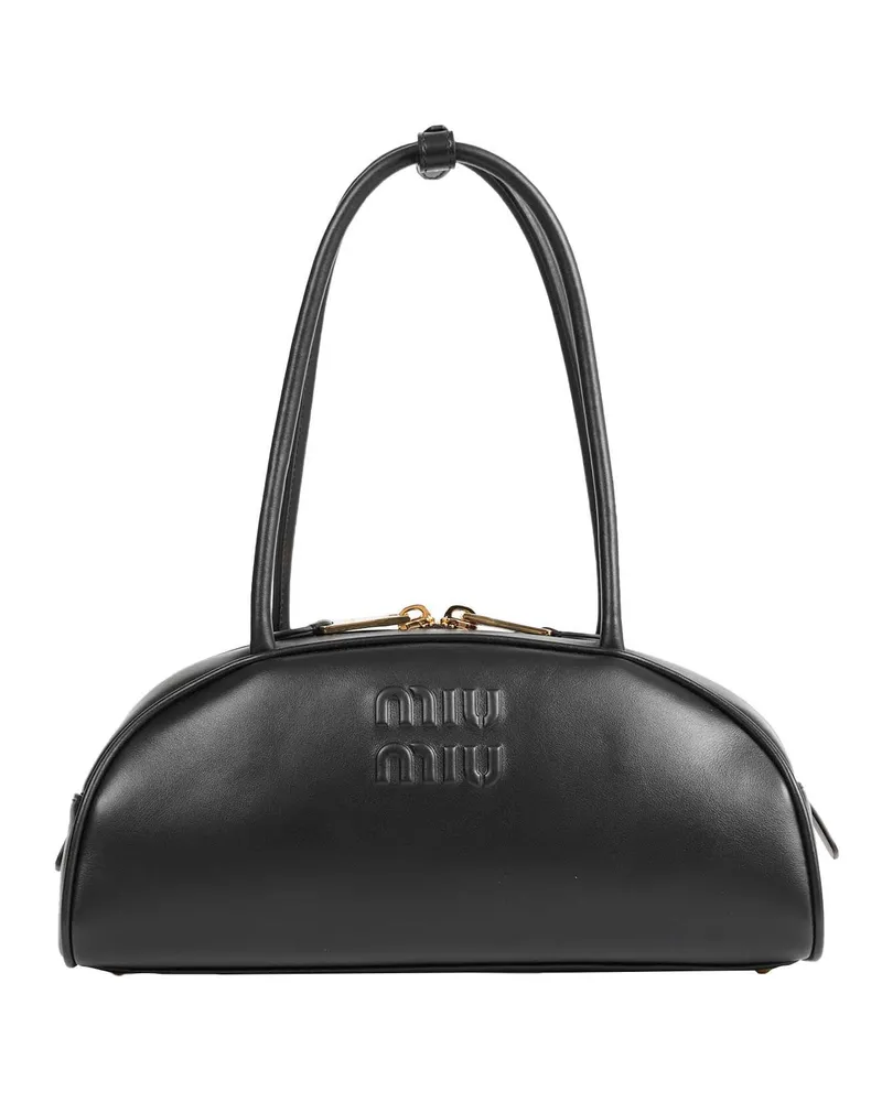 Miu Miu Beau Leather Bag Black
