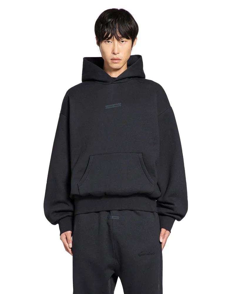 Fear of God Felpa classica in pile Black
