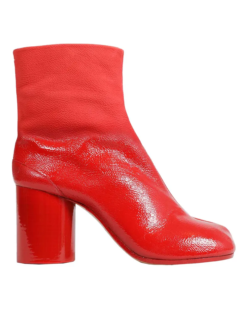 Maison Margiela Tabi Ankle Boots Red