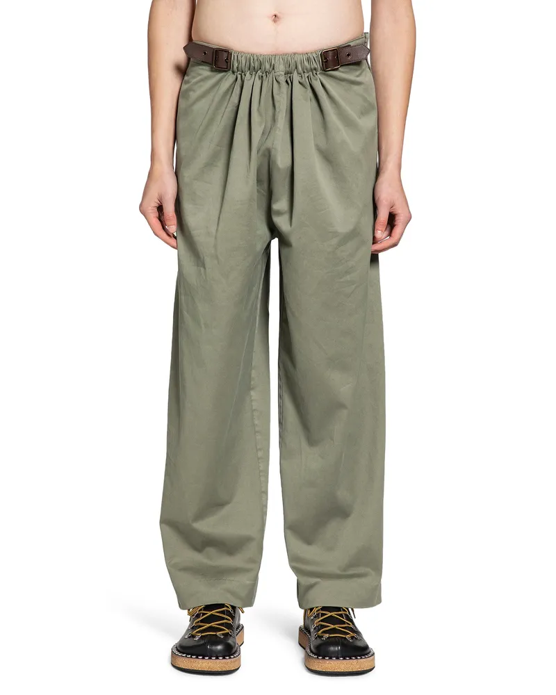 Loewe MAN GREEN TROUSERS Green