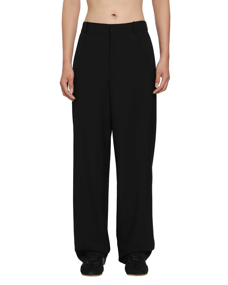 The Row MAN BLACK TROUSERS Black