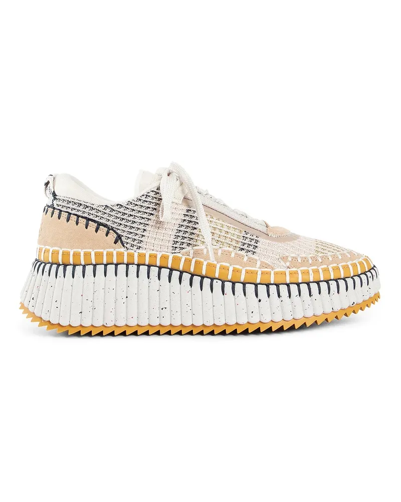 Chloé Nama Sneakers Beige