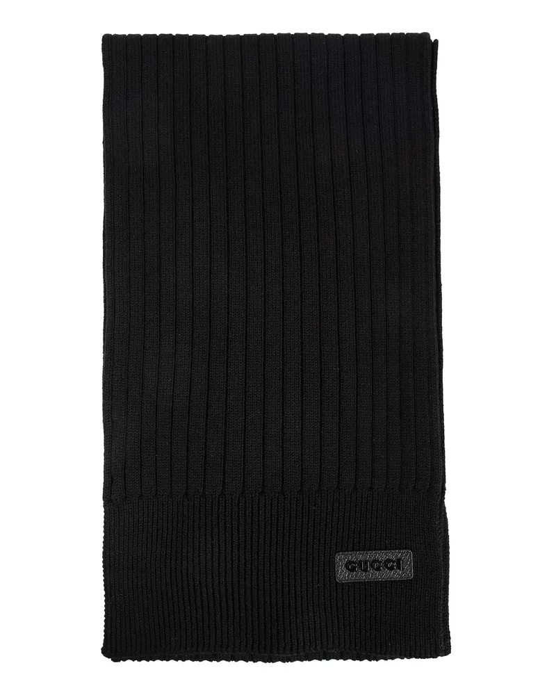 Gucci Wool Scarf Black