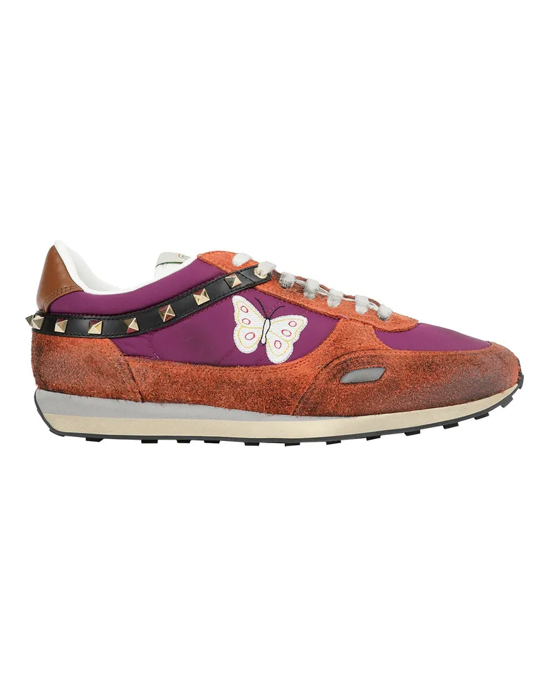 Valentino Garavani Stud Up Sneakers Orange