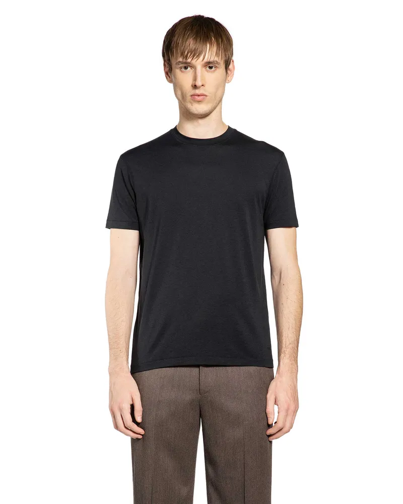 Tom Ford Cut and Sewn T-Shirt Black