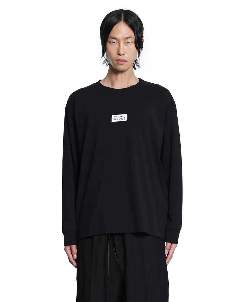 Maison Margiela Numeric Long Sleeve T-Shirt Black