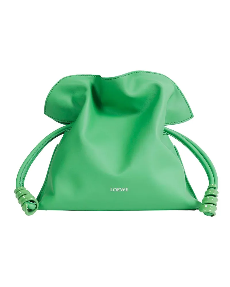 Loewe Flamenco Clutch Bag Green