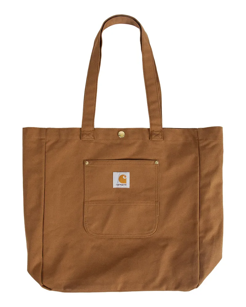 Carhartt WIP Bay Canvas Tote Bag Beige