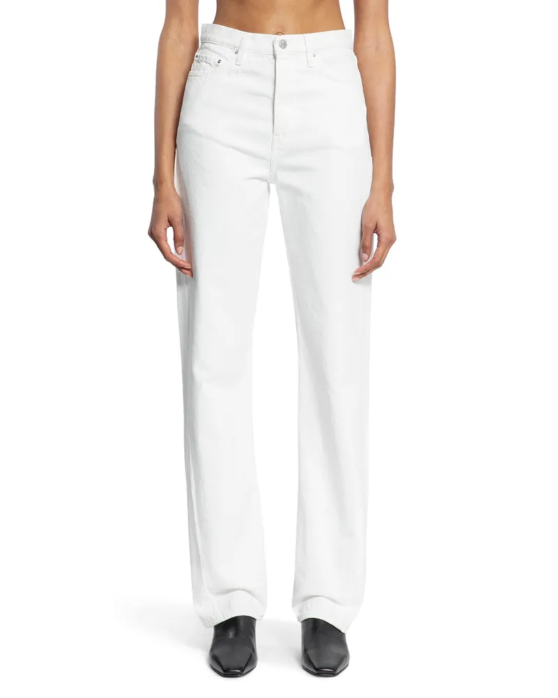 Totême Jeans con cuciture ritorte White