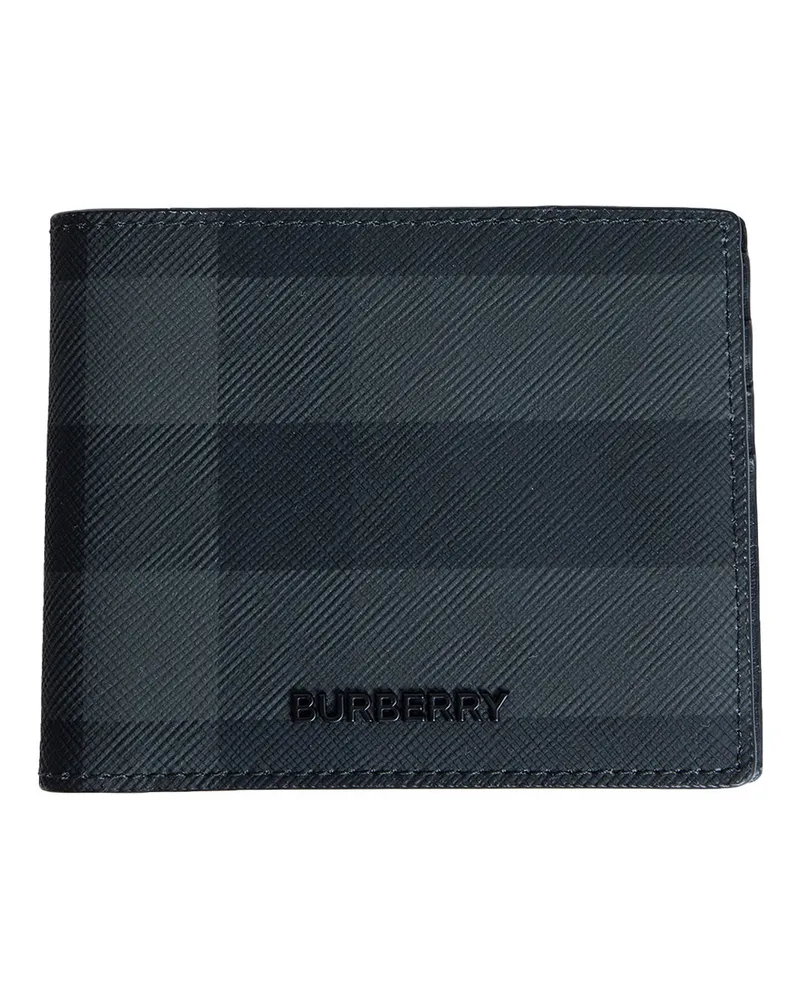 Burberry Check Bifold Wallet Grey