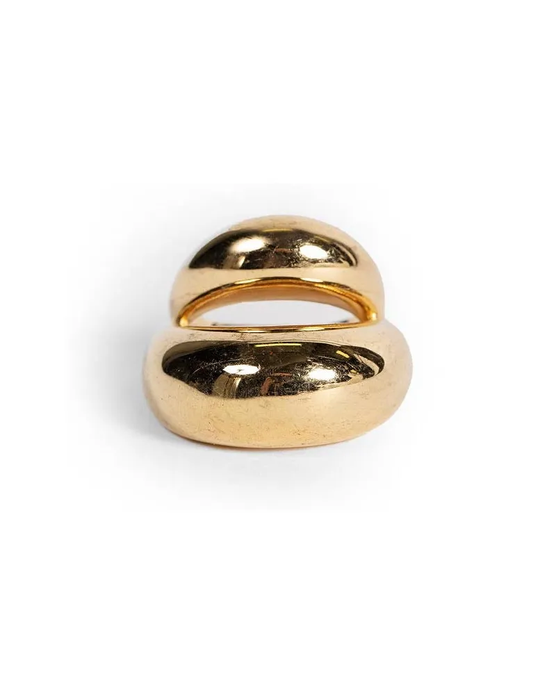 PANCONESI Double Blow Up Ring Gold
