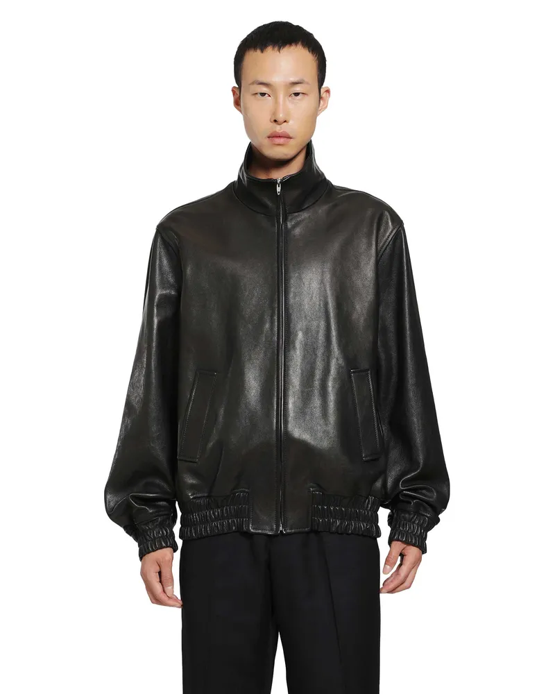 Valentino Garavani Leather Jacket Black