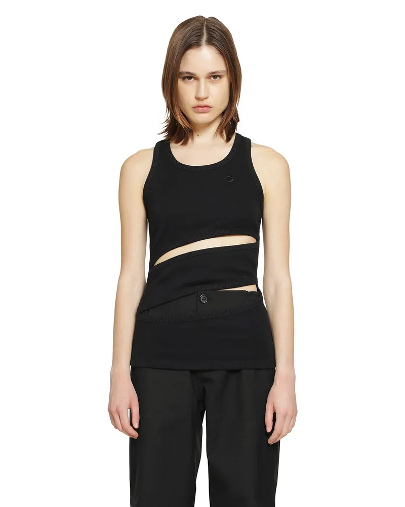 COPERNI Spiral Tank Top Black