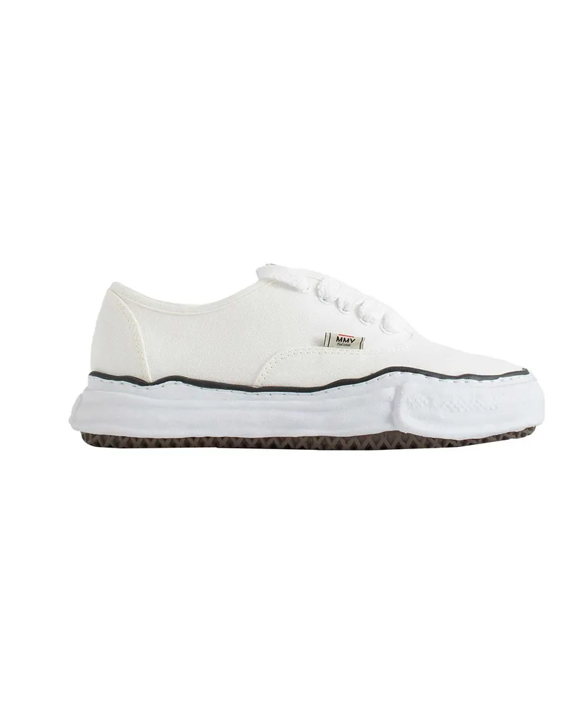 MIHARAYASUHIRO Baker Og Sole Canvas Low-Top Sneakers White