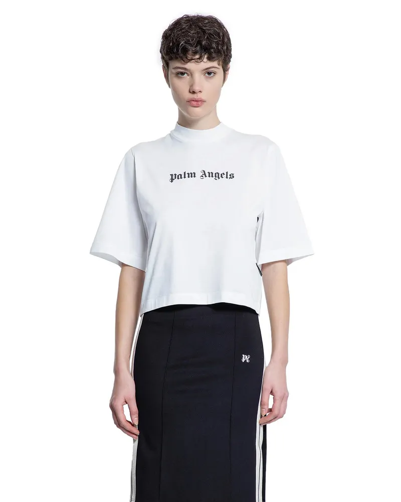 Palm Angels T-shirt corto con logo classico White