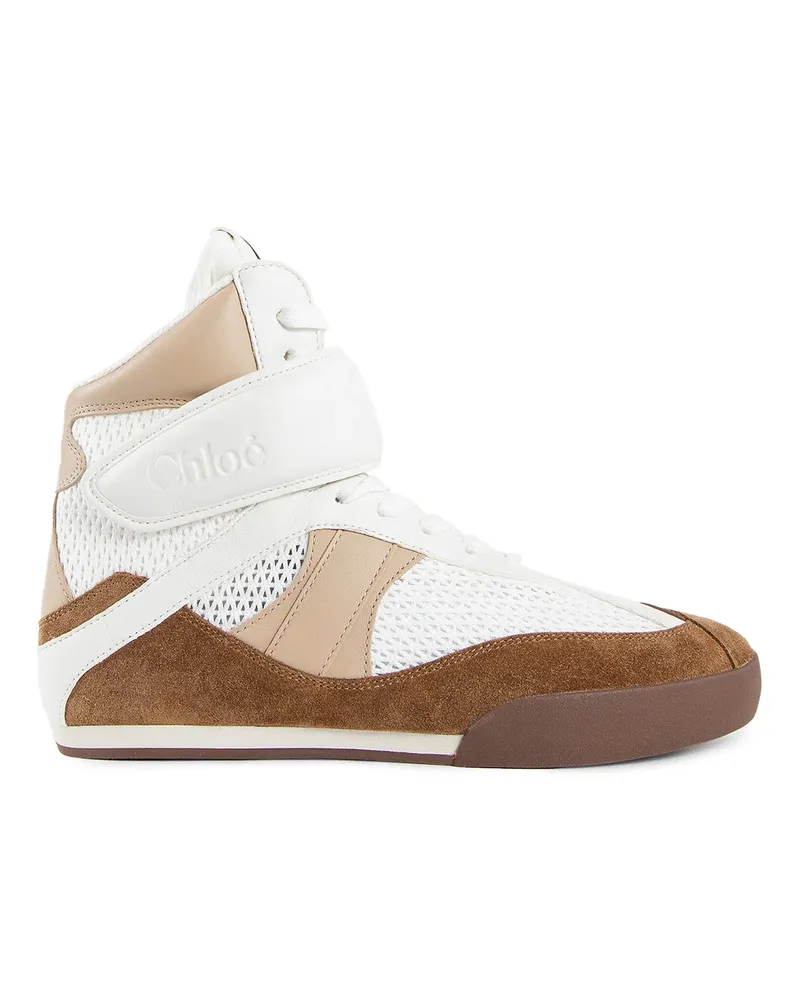 Chloé Calcio sneaker alta Multicolor