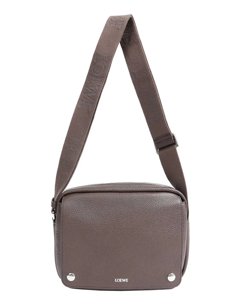 Loewe Medium Pebble Messenger Bag Brown