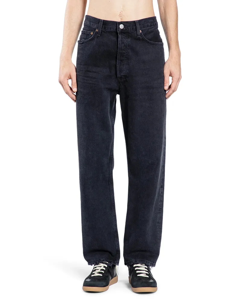 AGOLDE Jeans a vita media anni '90 con vestibilità ampia Black