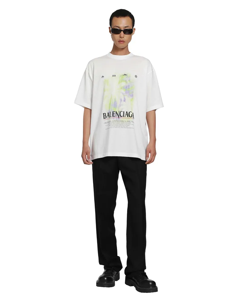 Balenciaga The Window Medium Fit T-Shirt White