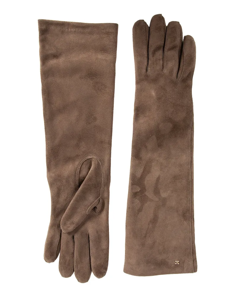 Max Mara MAN BROWN GLOVES Brown