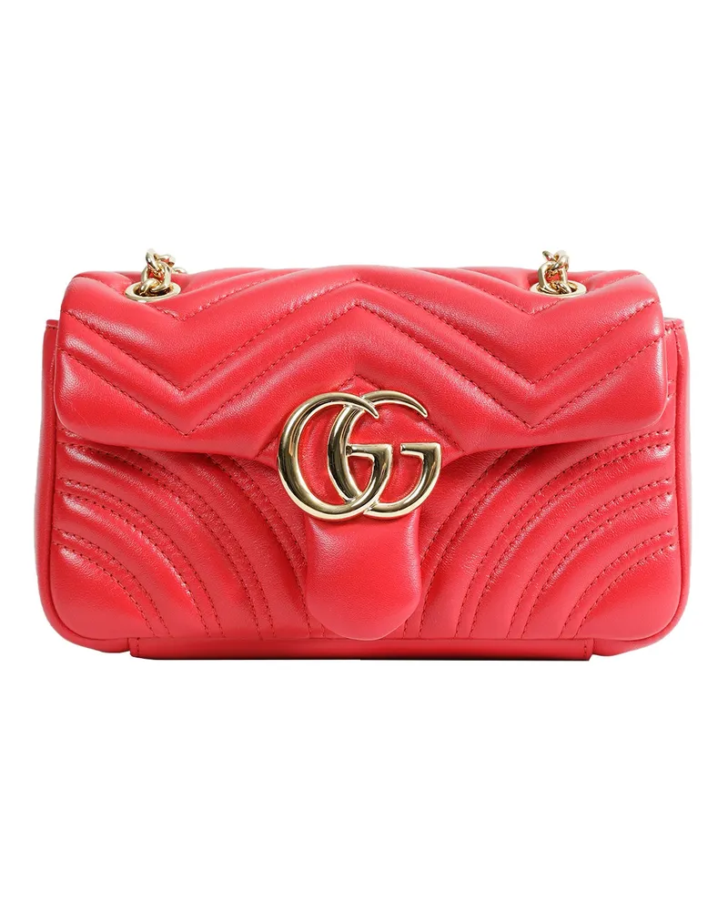 Gucci GG Marmont Small Shoulder Bag Red