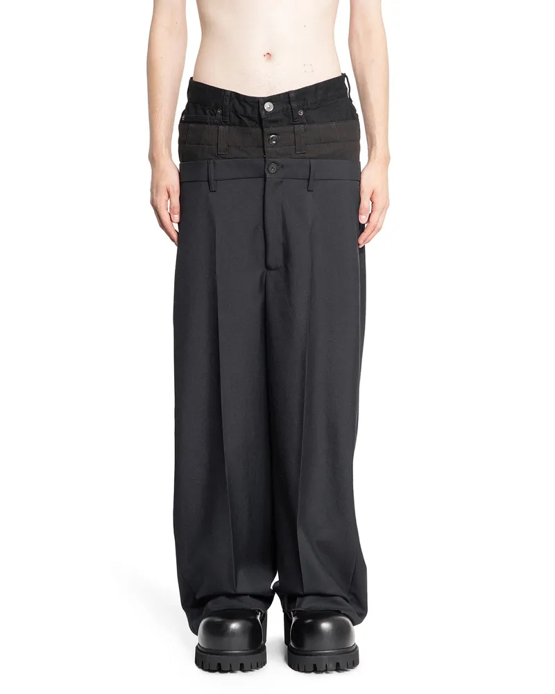 Balenciaga PANTALONI NERI DA UOMO Black