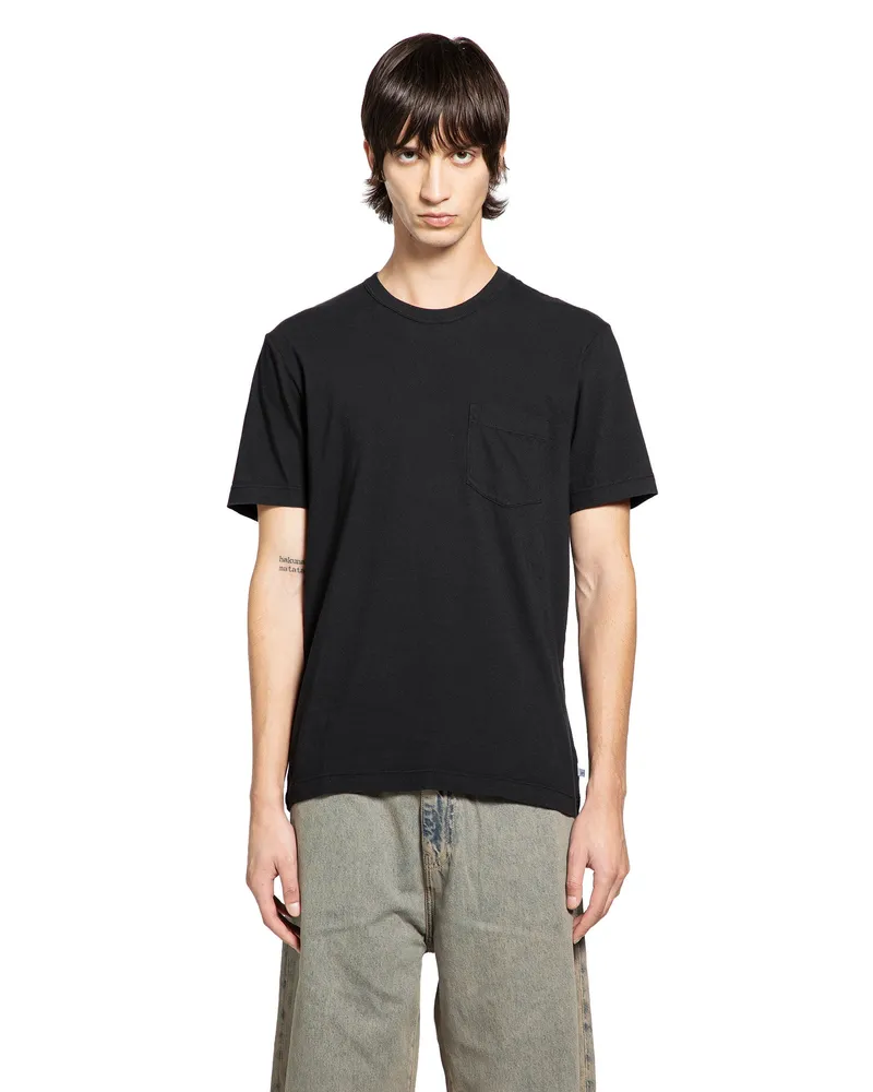 James Perse Short Sleeve Non-Stretch T-Shirt Black