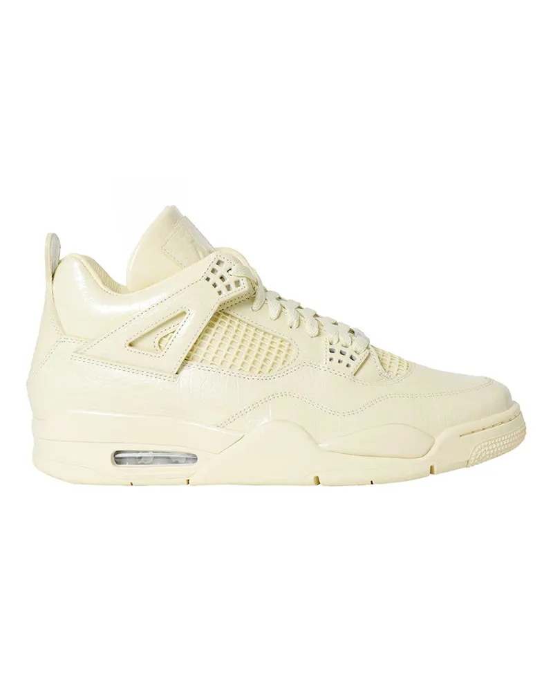 Nike Air Jordan 4 Retro x J Balvin Lemonade Sneakers Yellow
