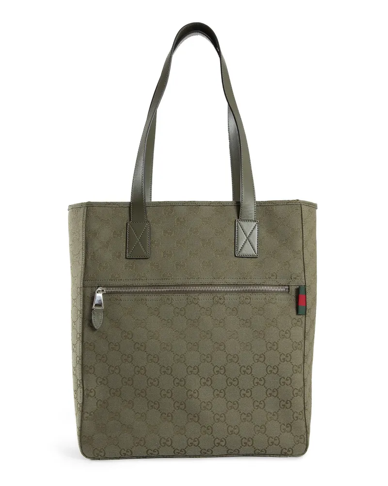 Gucci Classic GG Canvas Tote bag Green