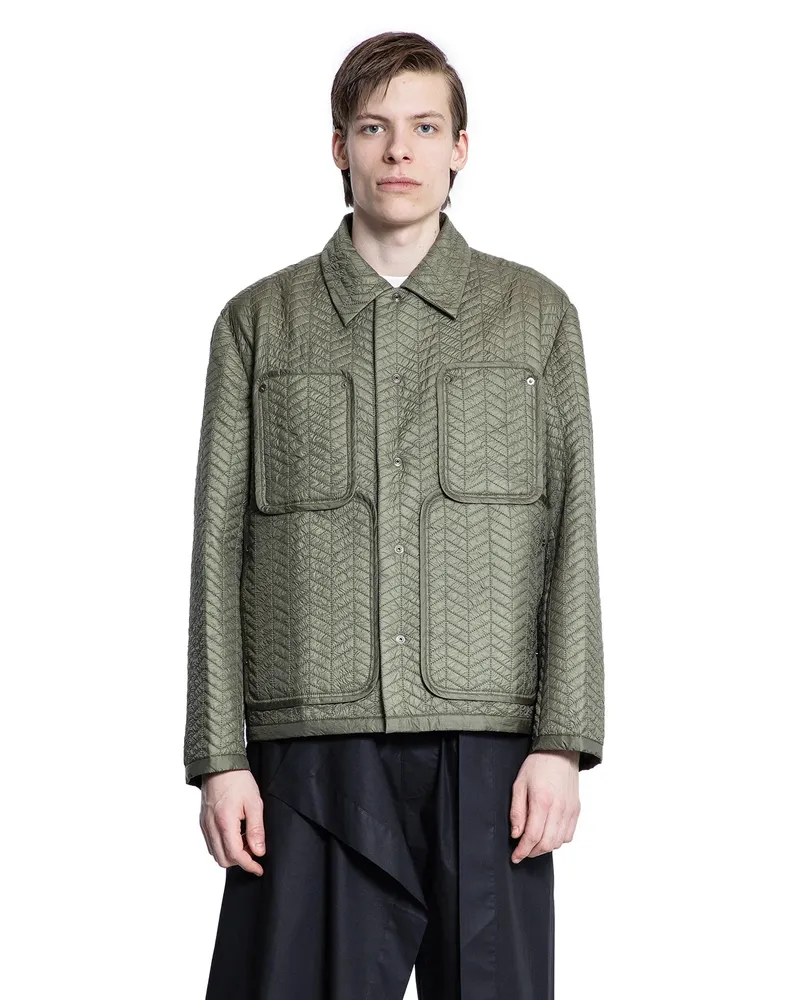 Craig Green Quilted Worker Jacket Green