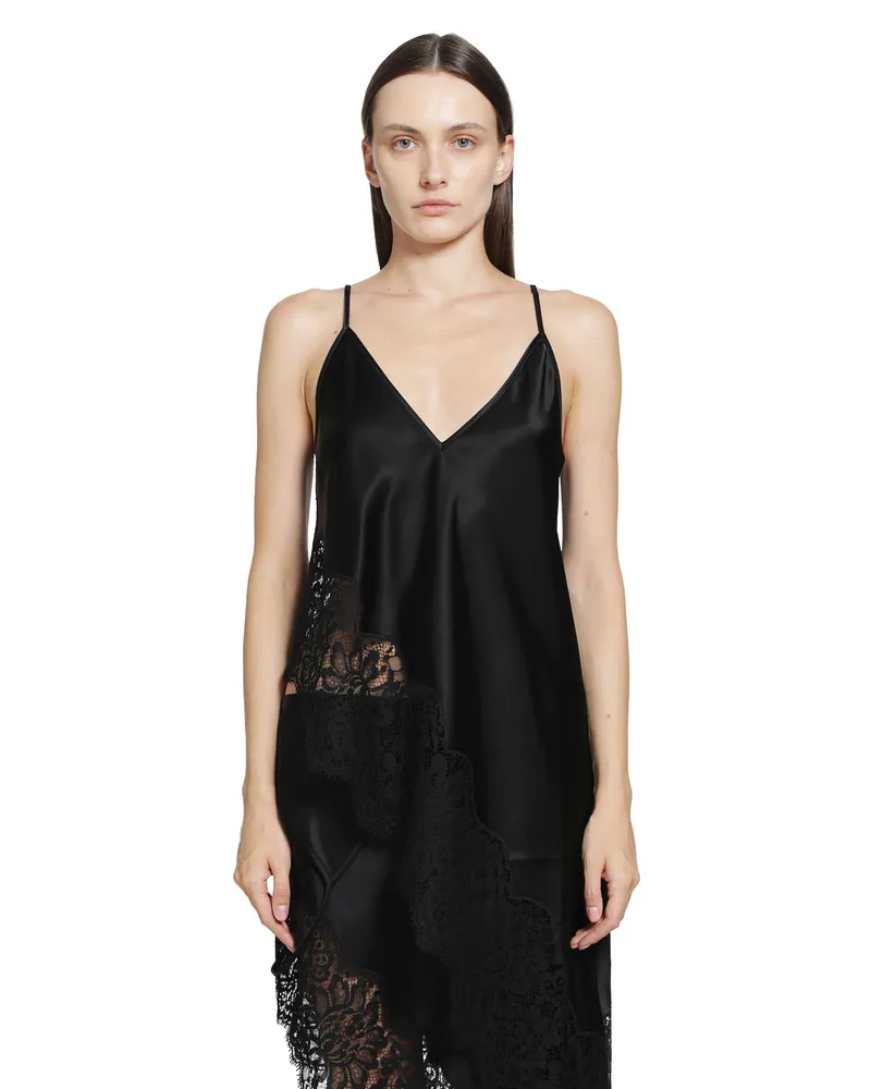 SSHEENA Tricky Asymmetric Top Black