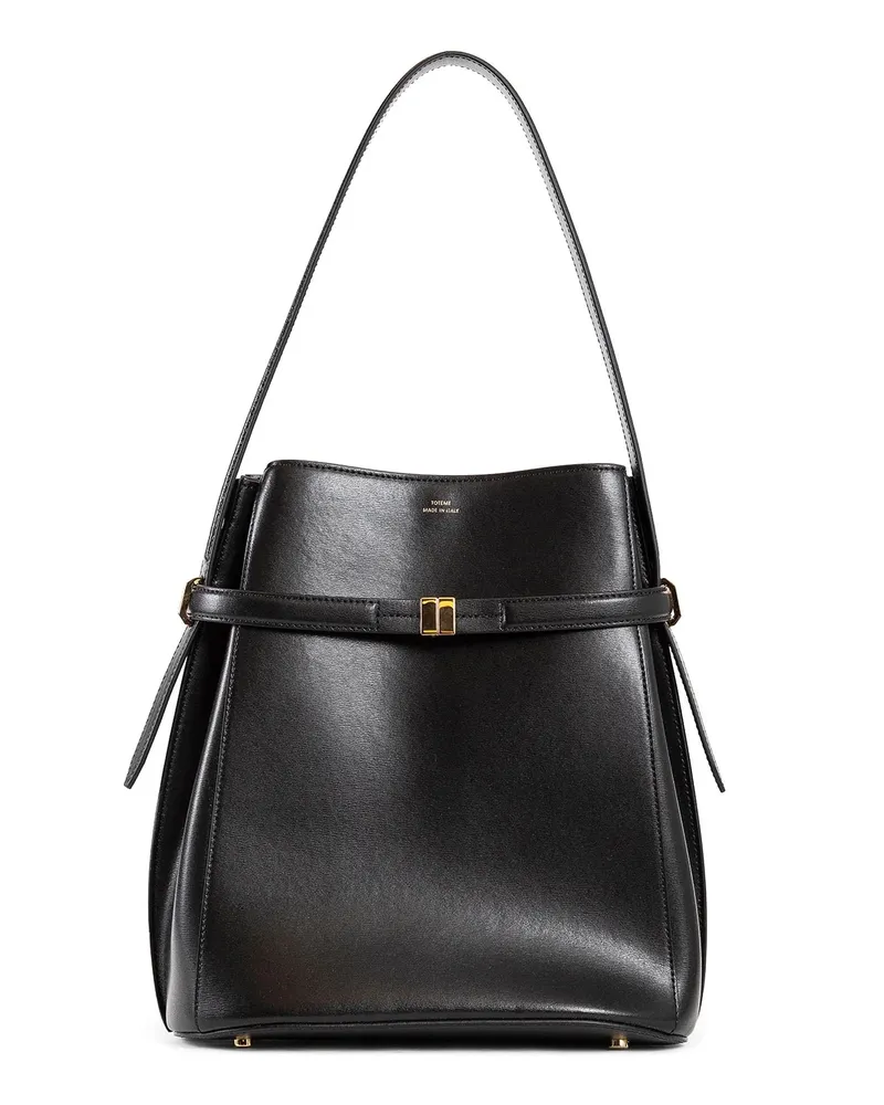 Totême Borsa a secchiello in pelle con cintura Black