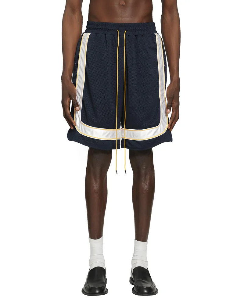 RHUDE Baggy Track Shorts Blue