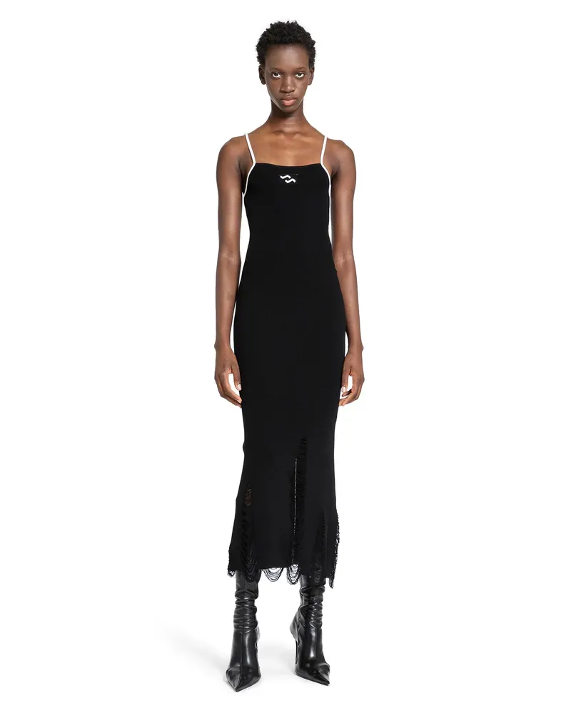 SSHEENA Kanotta Dress Black&white