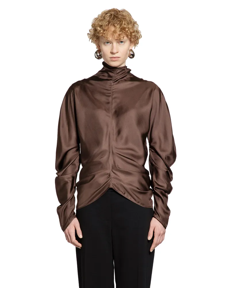 The Row WOMAN BROWN TOPS Brown