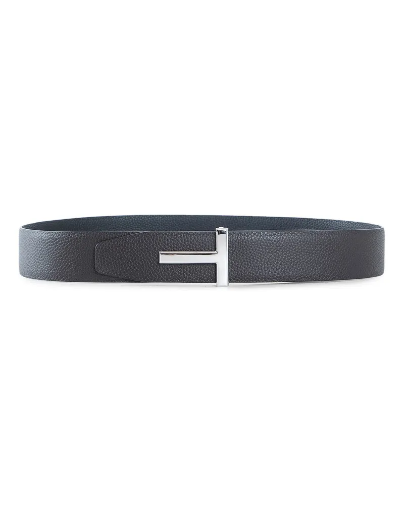 Tom Ford T Icon Belt in Grain Leather Brown