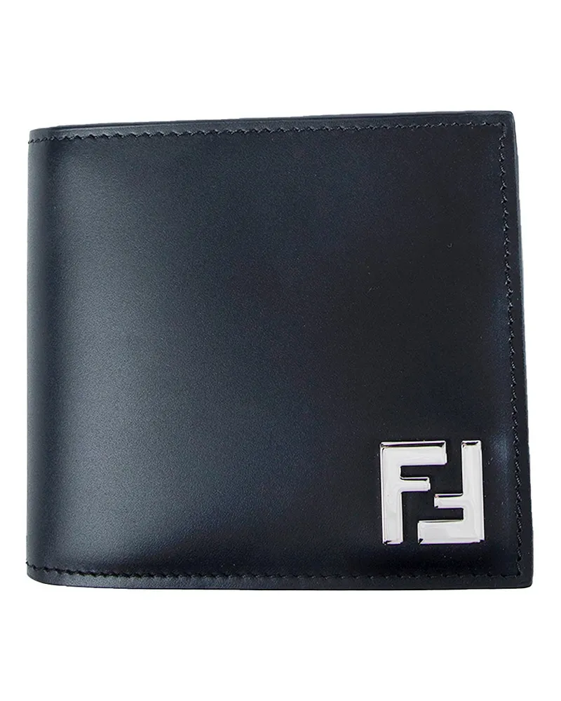 Fendi Ff Squared Bi Fold Wallet Black